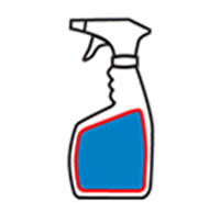 Etiketter foran og bak