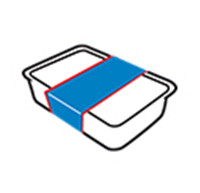 Etiketter for flere sider (ett merke)